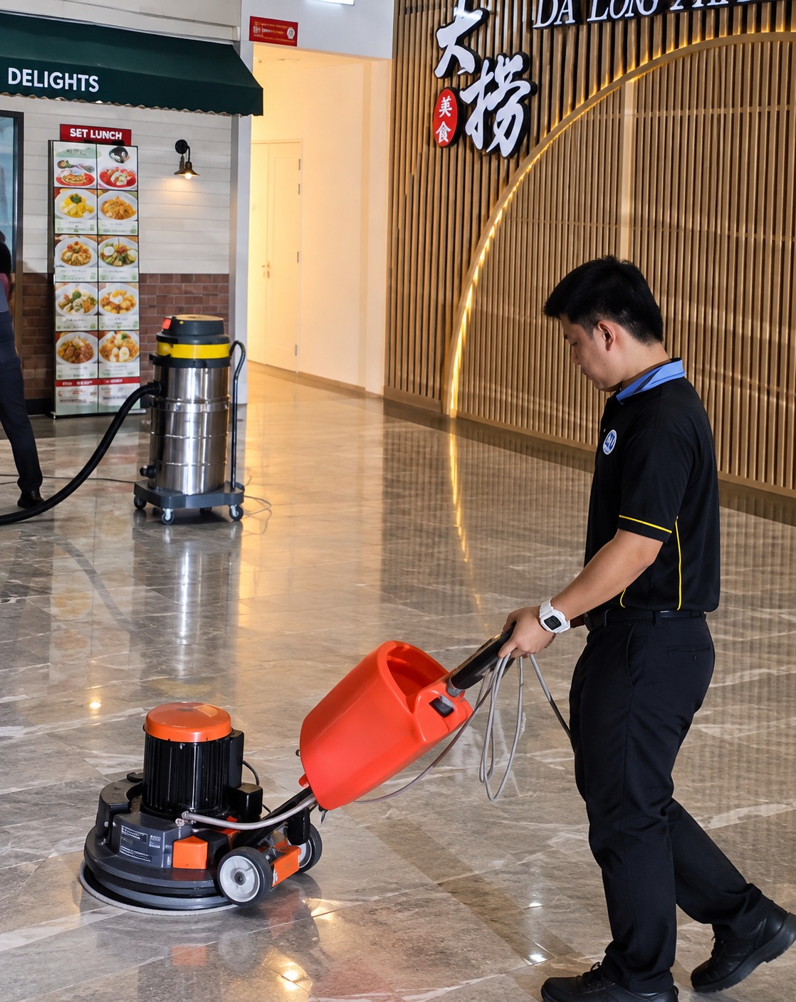 Floor Scrubbing